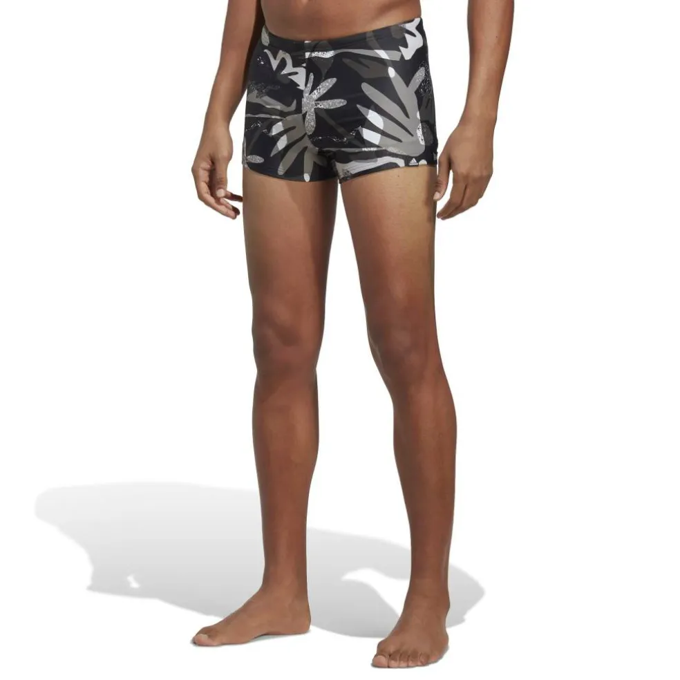 Floral Graphic Swim Boxers Mens