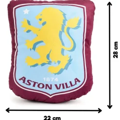 Football Officially Licensed Crest Filled Plush Cushion