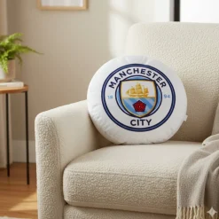 Football Officially Licensed Crest Filled Plush Cushion