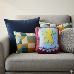 Football Officially Licensed Crest Filled Plush Cushion