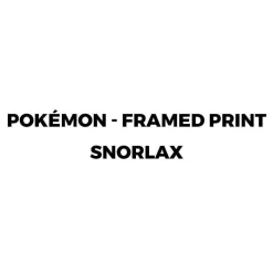 Framed Print Snorlax (30x40) x2