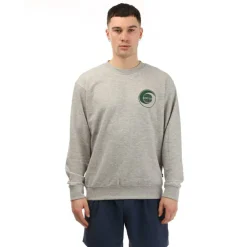 French Terry Relaxed Globe Long Sleeve T-Shirt