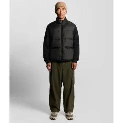 Funnel Neck Hybrid Zip Through Jumper