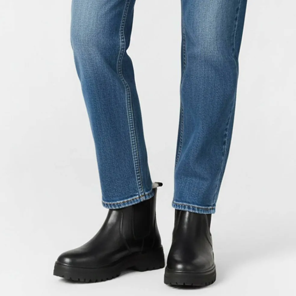 Fur Chelsea Boots