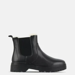 Fur Chelsea Boots