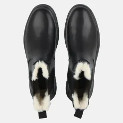 Fur Chelsea Boots