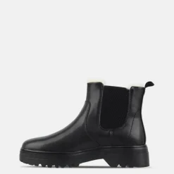 Fur Chelsea Boots