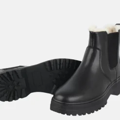 Fur Chelsea Boots