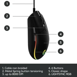 G203 LIGHTSYNC Gaming Mouse