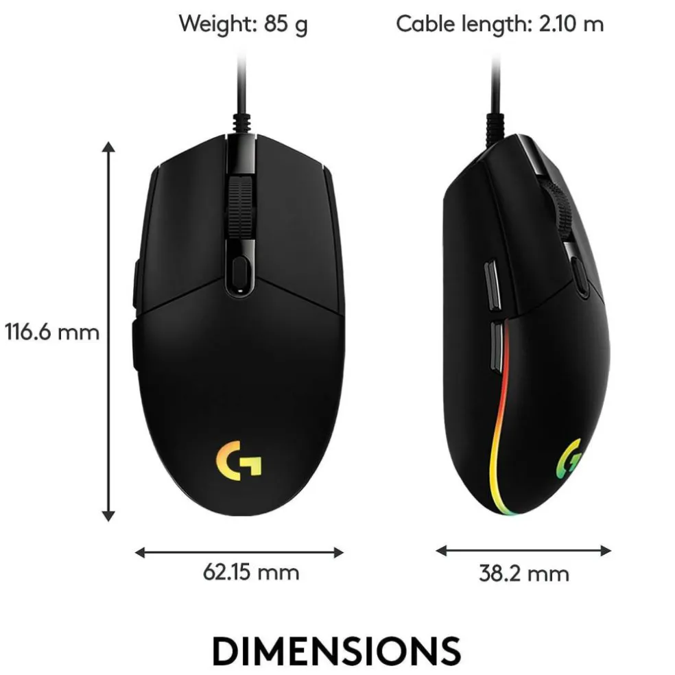 G203 LIGHTSYNC Gaming Mouse