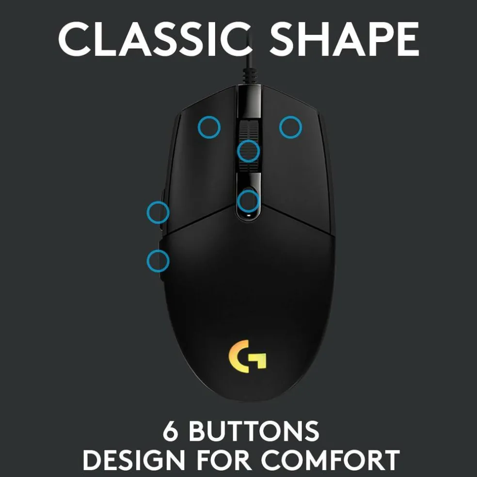 G203 LIGHTSYNC Gaming Mouse