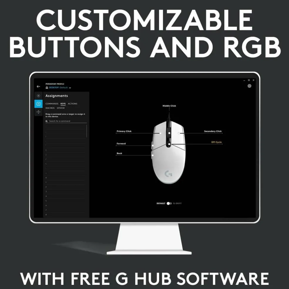 G203 LIGHTSYNC Gaming Mouse