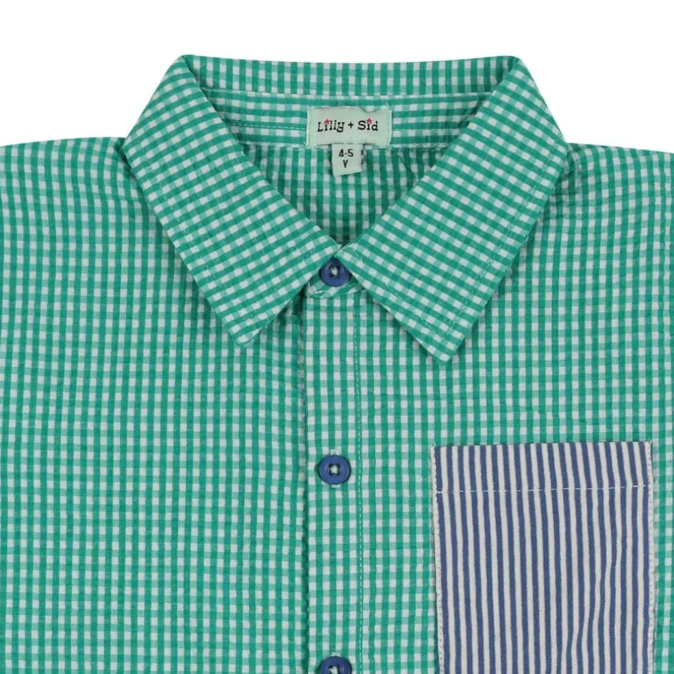 Gingham Short-Sleeve Shirt