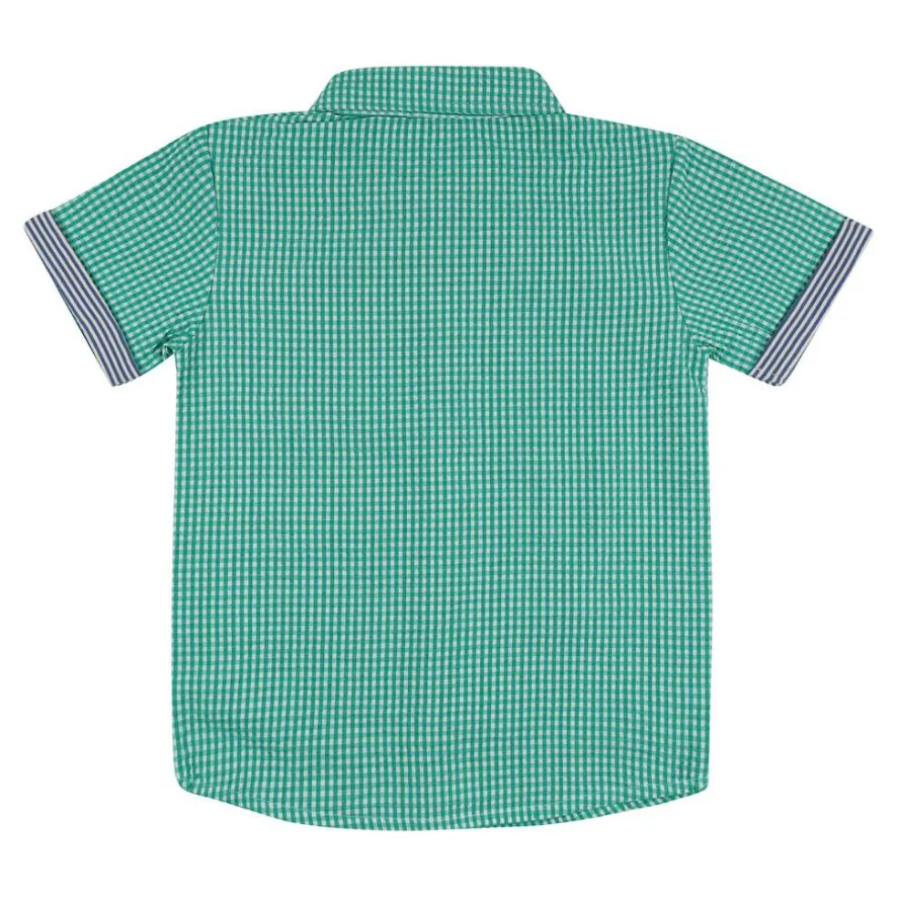 Gingham Short-Sleeve Shirt