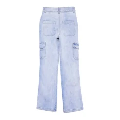 Girls' Frill T-Shirt and Cargo Jeans Set