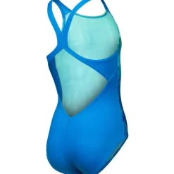 Girls Multi Colours V Back Swimsuit