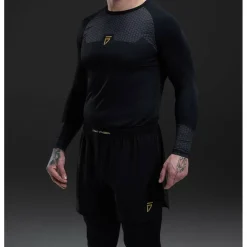 GK Fight Division Long Sleeve Rash Guard Top Mens