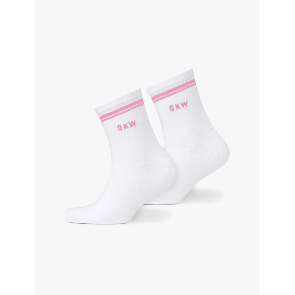 GKW Tipping Crew Sock (3PK) - Carnation Pink/Hyacinth/Blue Cotton