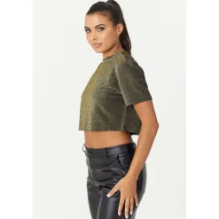 Glitter Crop Top