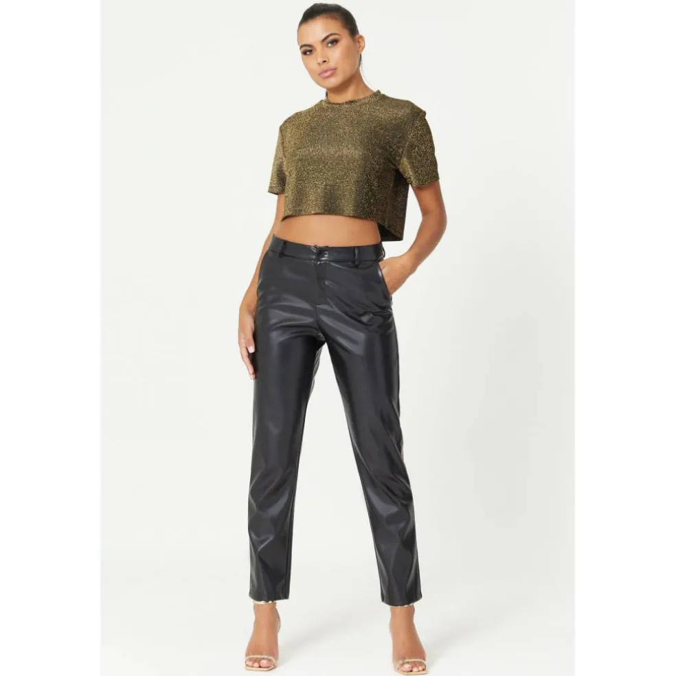 Glitter Crop Top