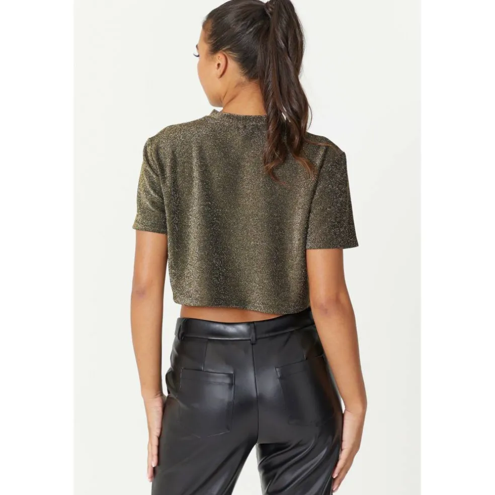 Glitter Crop Top