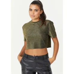 Glitter Crop Top