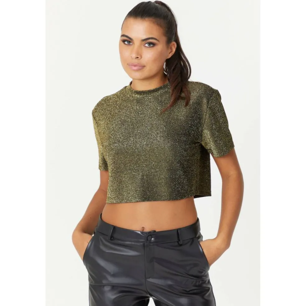 Glitter Crop Top