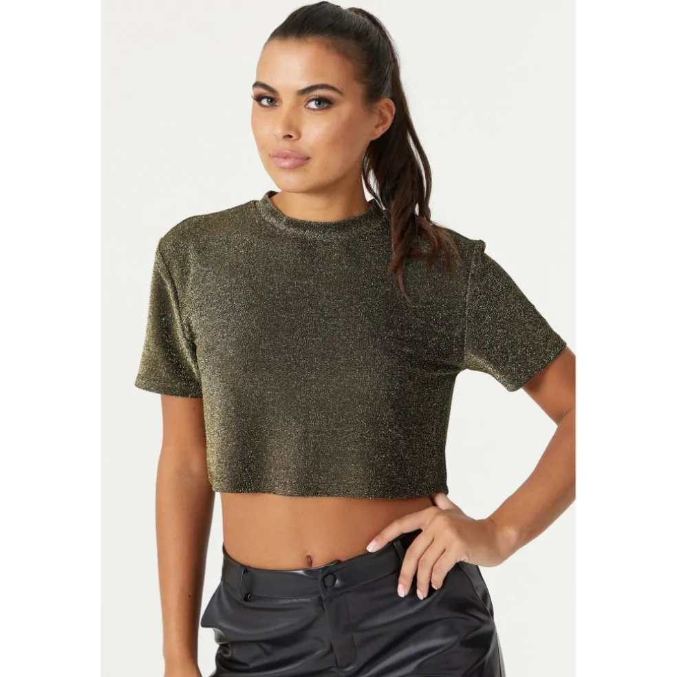 Glitter Crop Top