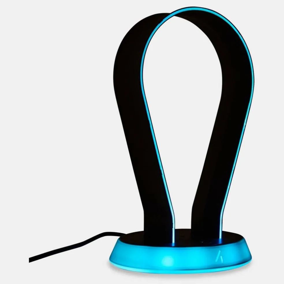 Glow Gaming Headset Stand - Black