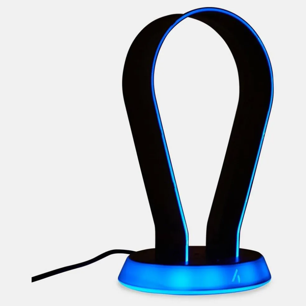 Glow Gaming Headset Stand - Black