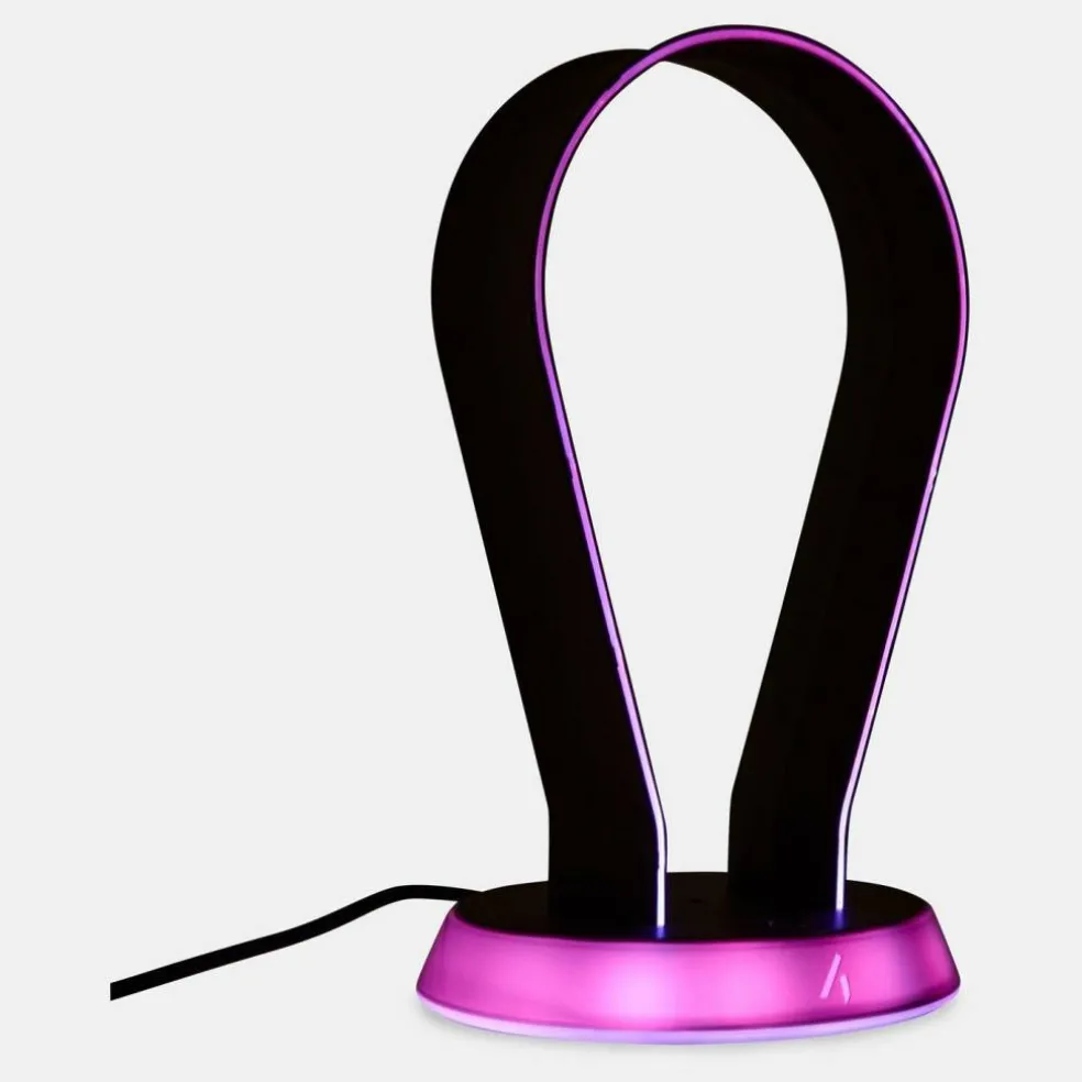 Glow Gaming Headset Stand - Black