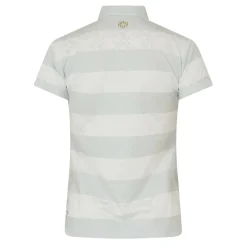 (9) Golf Ss Border Polo Womens