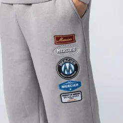 Grey Hybrid Badge Joggers