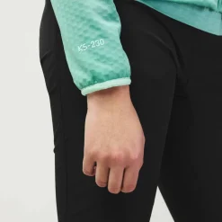 Grid Fleece Hood Jacket Womens