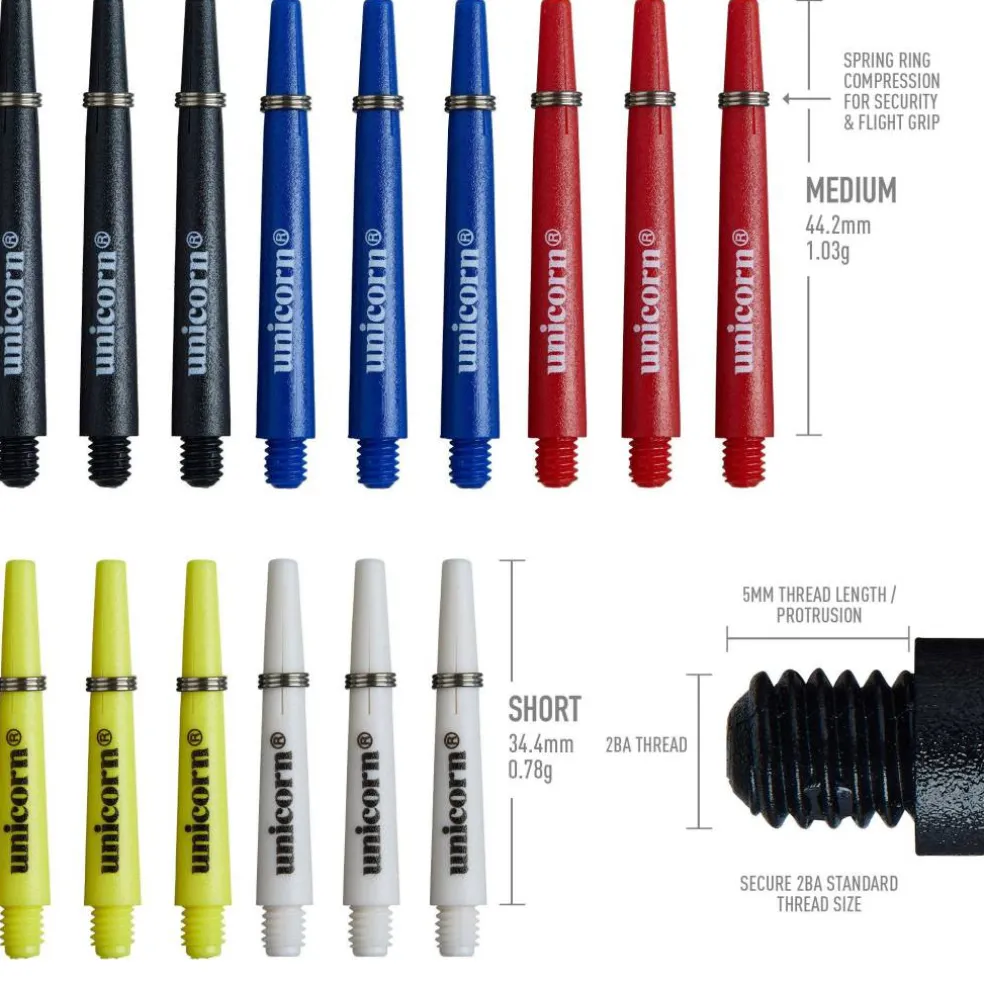 15 Gripper 3 Dart Shafts