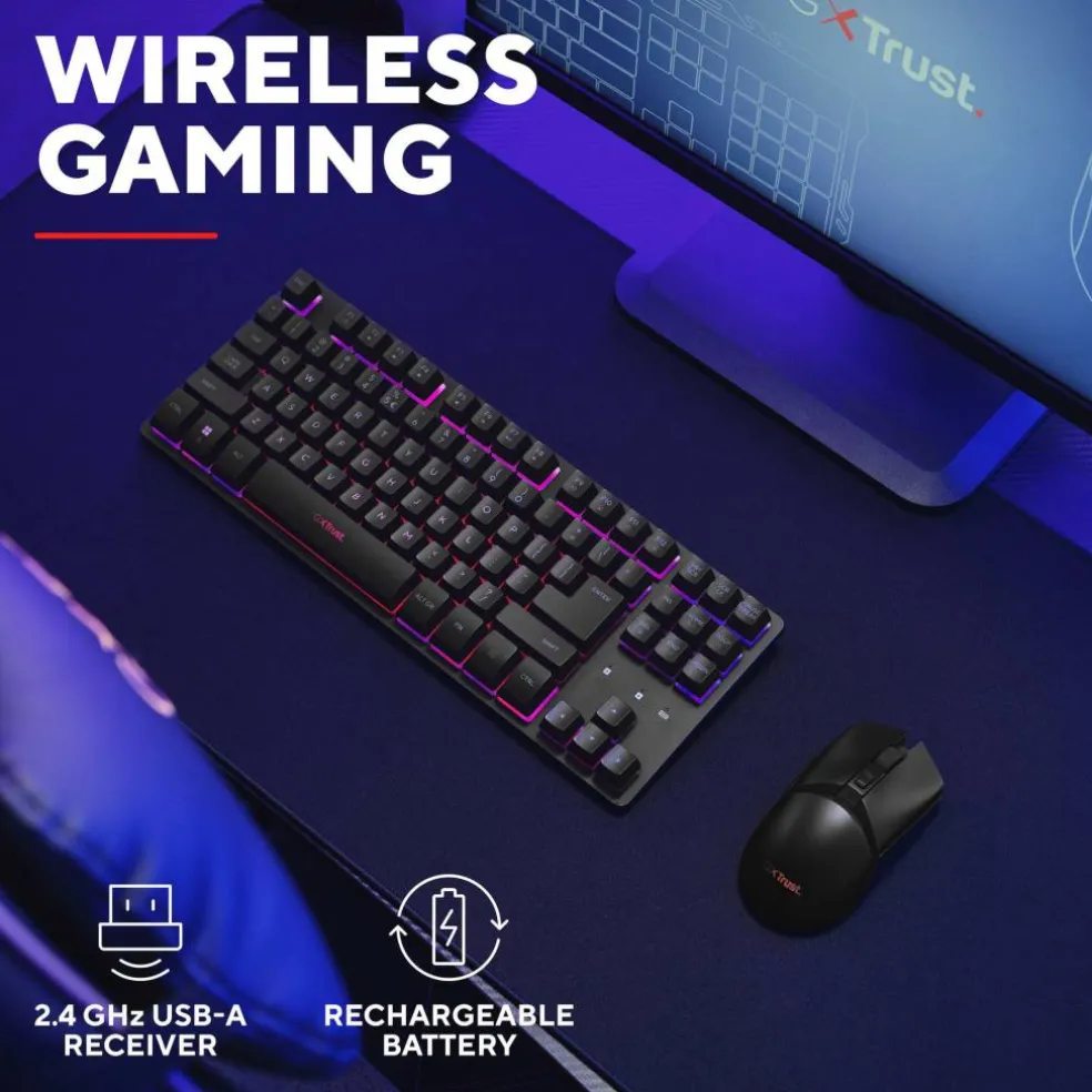 GXT 832 Thado Wireless TKL Keyboard & Mouse Combo
