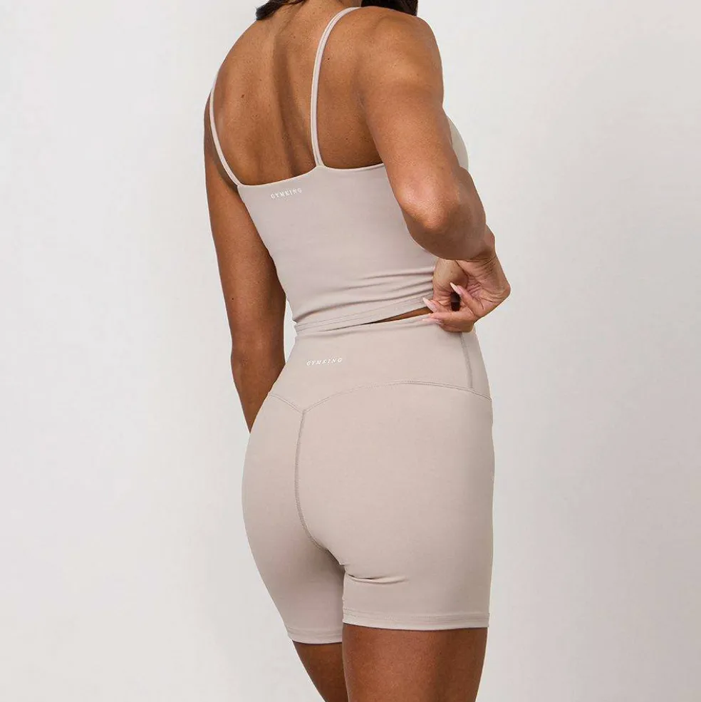 Gym King 365 Long Line Tank - Taupe