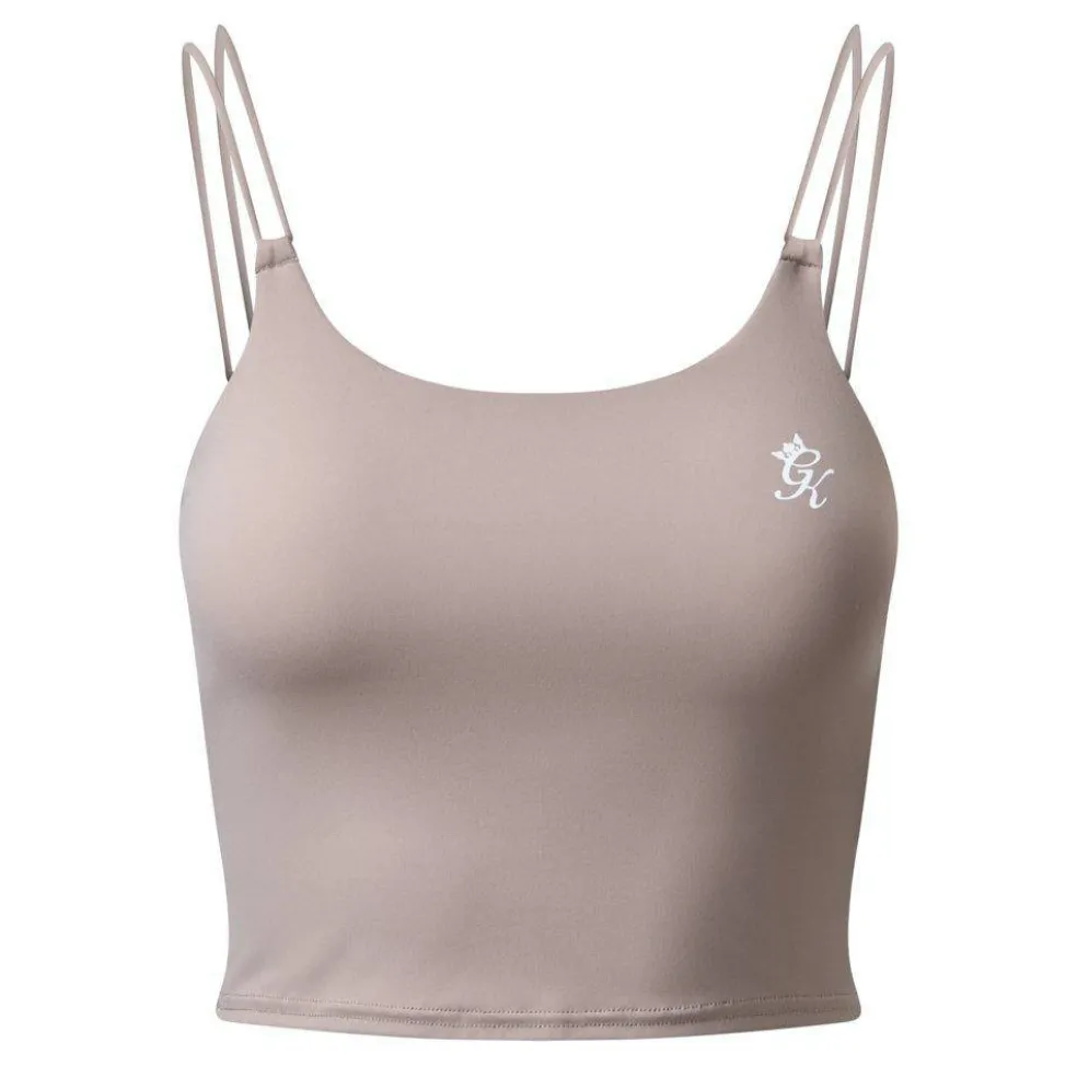 Gym King 365 Long Line Tank - Taupe