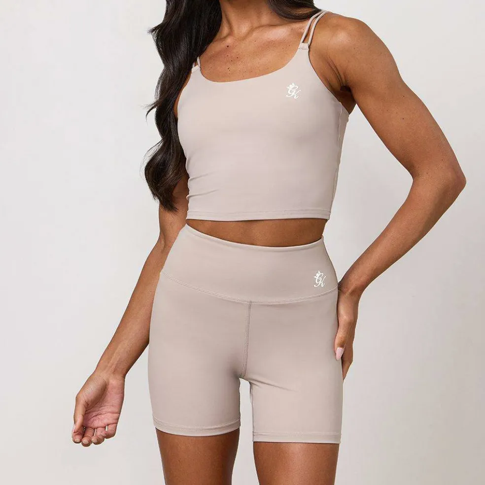 Gym King 365 Long Line Tank - Taupe