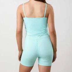 Gym King Kids 365 Long Line Tank - Pale Turquoise