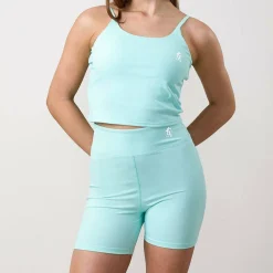 Gym King Kids 365 Long Line Tank - Pale Turquoise