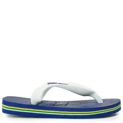 Hav. Brasil Logo Marine Blue 25/26 Flip Flops Unisex Kids