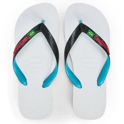 Hav. Brasil Mix White/Black 35/36 Flip Flops Womens