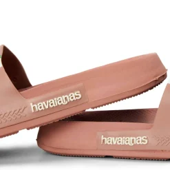 Hav. Slide Brasil Crocus Rose 37/38 Flip Flops Womens