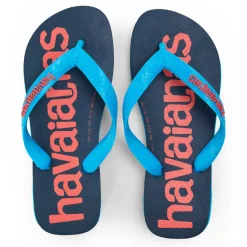 Hav. Top Logomania 2 Turquoise 33/3 Flip Flops Unisex Kids