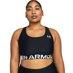 HeatGear® Armour Mid Branded Sports Bra Women'