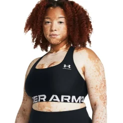 HeatGear® Armour Mid Branded Sports Bra Women'