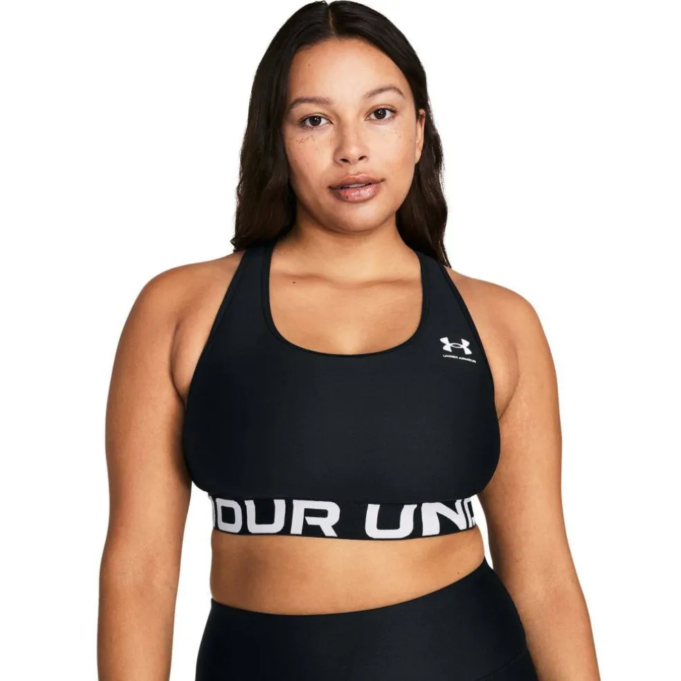 HeatGear® Armour Mid Branded Sports Bra Women'