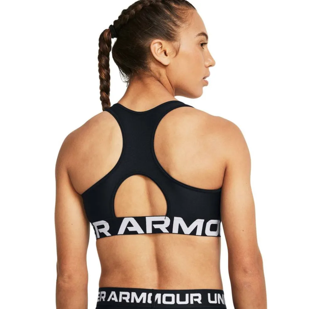 HeatGear® Armour Mid Branded Sports Bra Women'
