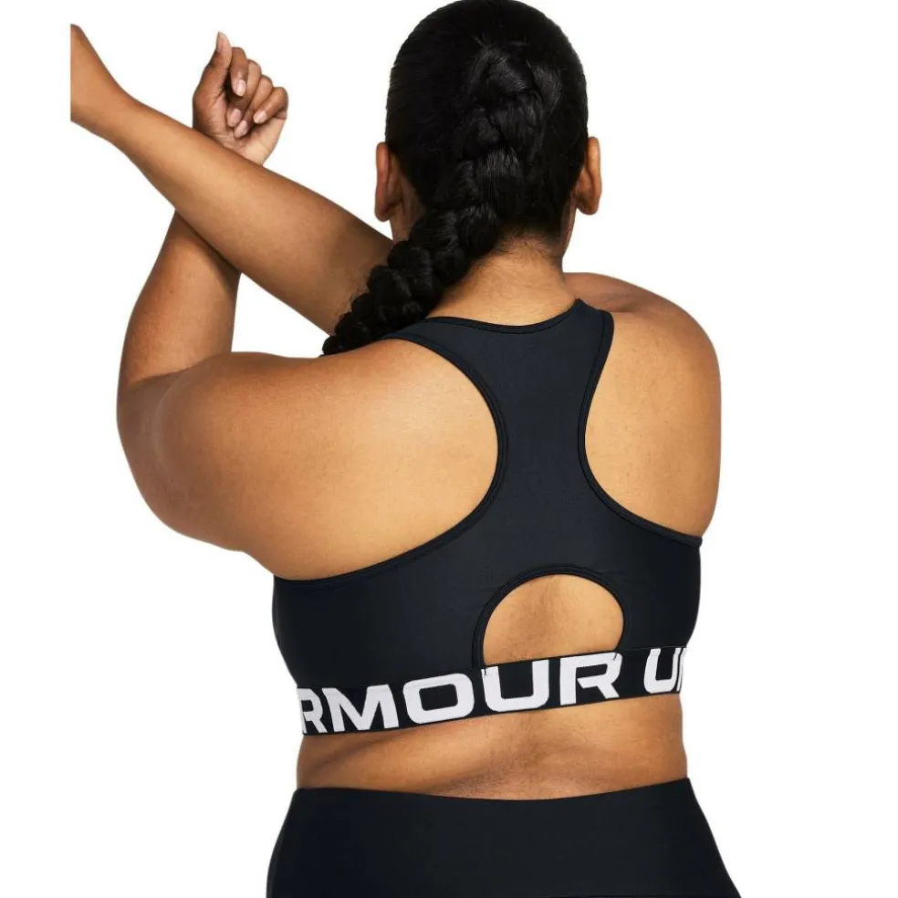 HeatGear® Armour Mid Branded Sports Bra Women'